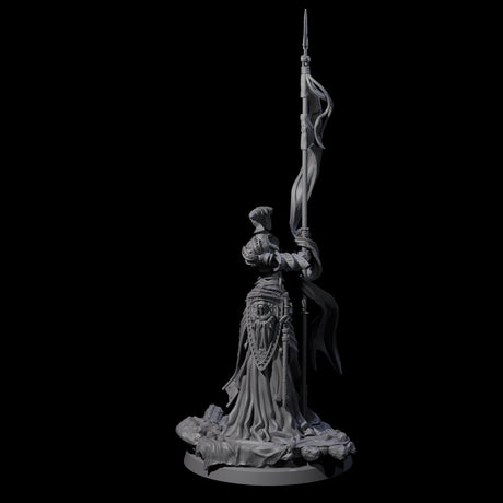 Fallen Aasimar Paladin A Miniature for Dungeons and Dragons, Pathfinder or other TTRPGs