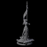 Fallen Aasimar Paladin A Miniature for Dungeons and Dragons, Pathfinder or other TTRPGs