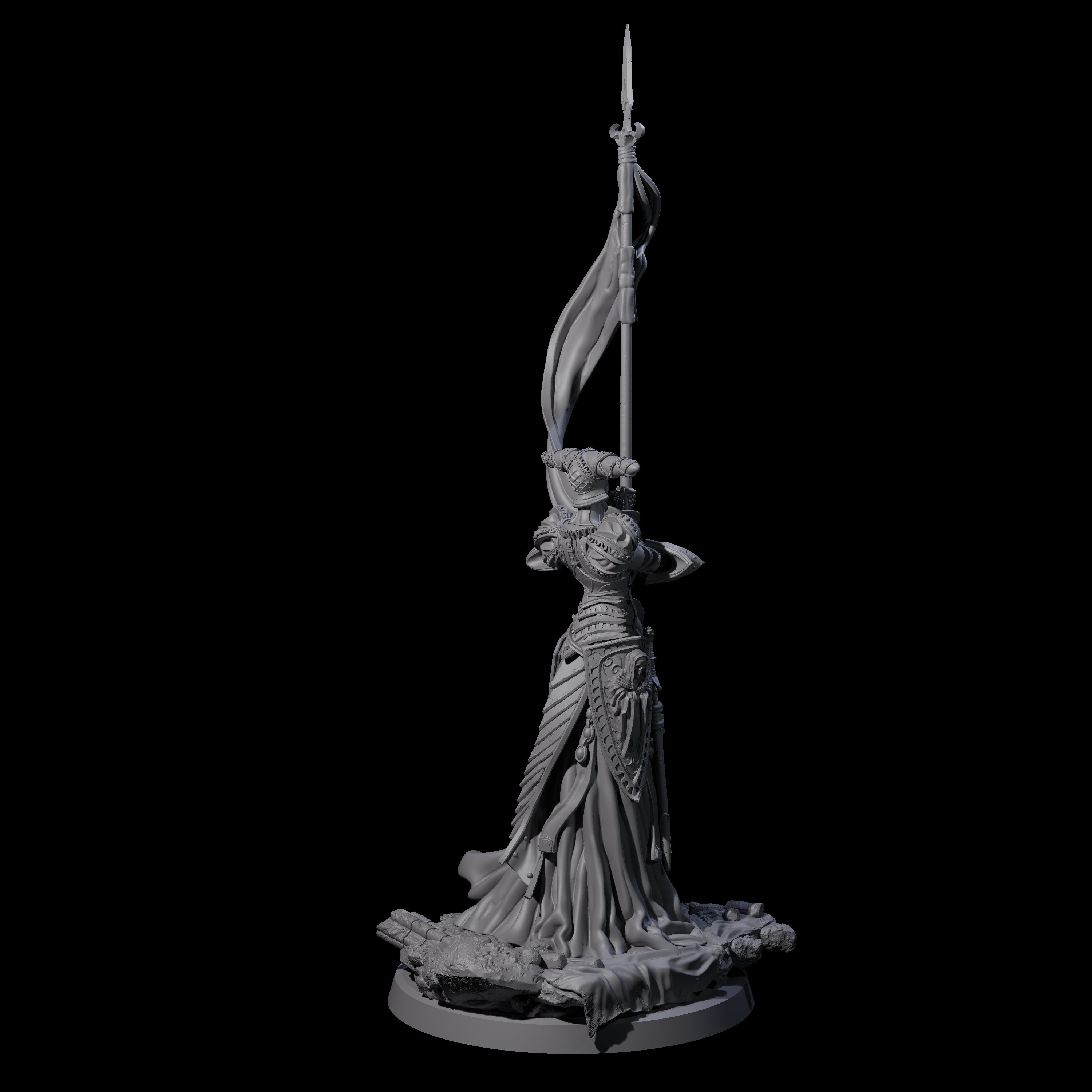 Fallen Aasimar Paladin A Miniature for Dungeons and Dragons, Pathfinder or other TTRPGs