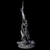 Fallen Aasimar Paladin A Miniature for Dungeons and Dragons, Pathfinder or other TTRPGs