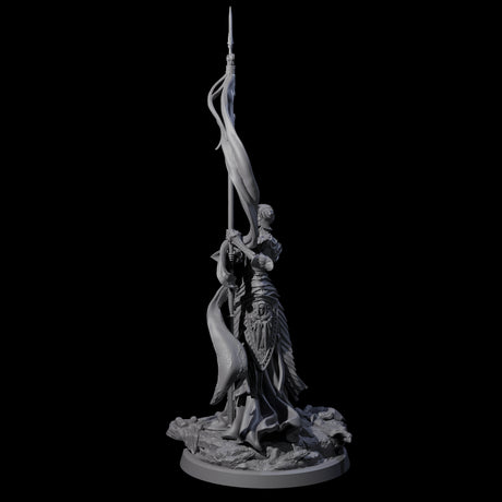 Fallen Aasimar Paladin A Miniature for Dungeons and Dragons, Pathfinder or other TTRPGs