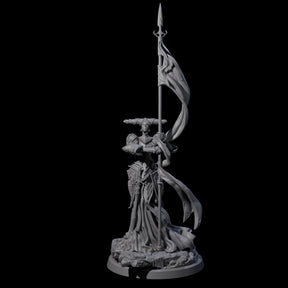 Fallen Aasimar Paladin A Miniature for Dungeons and Dragons, Pathfinder or other TTRPGs