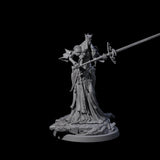 Fallen Aasimar Paladin B Miniature for Dungeons and Dragons, Pathfinder or other TTRPGs