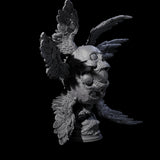 Fallen Death Angel Miniature for Dungeons and Dragons, Pathfinder or other TTRPGs