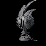 Fallen Death Angel Miniature for Dungeons and Dragons, Pathfinder or other TTRPGs