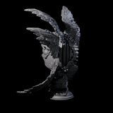 Fallen Death Angel Miniature for Dungeons and Dragons, Pathfinder or other TTRPGs