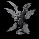 Fallen Death Angel Miniature for Dungeons and Dragons, Pathfinder or other TTRPGs