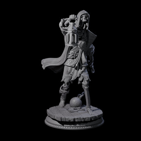 Falling Apart Pirate Skeleton Scallywag A Miniature for Dungeons and Dragons, Pathfinder or other TTRPGs