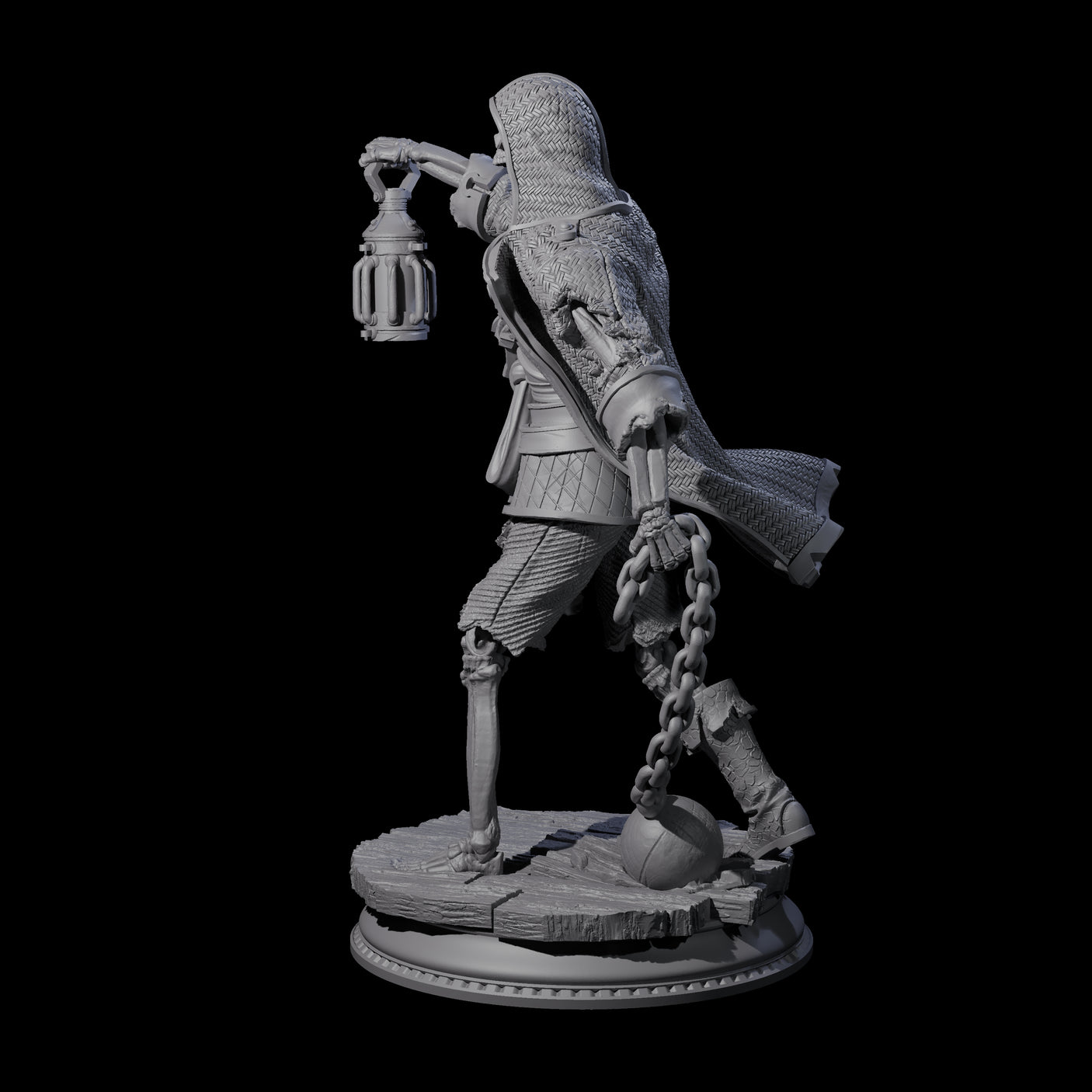 Falling Apart Pirate Skeleton Scallywag A Miniature for Dungeons and Dragons, Pathfinder or other TTRPGs