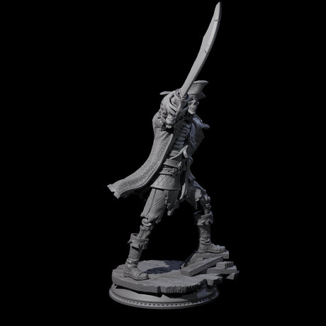 Falling Apart Pirate Skeleton Scallywag C Miniature for Dungeons and Dragons, Pathfinder or other TTRPGs