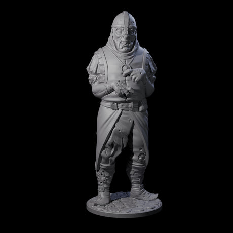 Falling Apart Zombie Soldier B Miniature for Dungeons and Dragons, Pathfinder or other TTRPGs