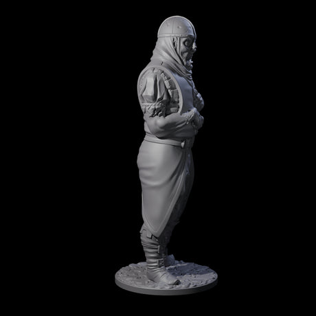 Falling Apart Zombie Soldier B Miniature for Dungeons and Dragons, Pathfinder or other TTRPGs