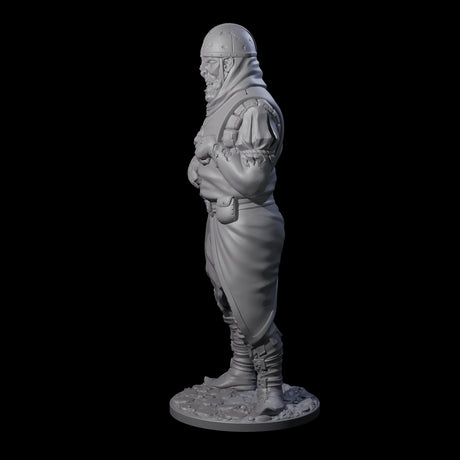 Falling Apart Zombie Soldier B Miniature for Dungeons and Dragons, Pathfinder or other TTRPGs