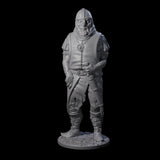 Falling Apart Zombie Soldier C Miniature for Dungeons and Dragons, Pathfinder or other TTRPGs