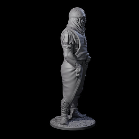 Falling Apart Zombie Soldier C Miniature for Dungeons and Dragons, Pathfinder or other TTRPGs