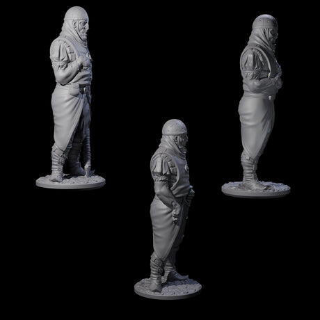Falling Apart Zombie Soldiers Miniature for Dungeons and Dragons, Pathfinder or other TTRPGs