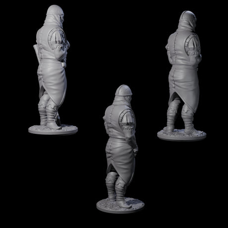 Falling Apart Zombie Soldiers Miniature for Dungeons and Dragons, Pathfinder or other TTRPGs