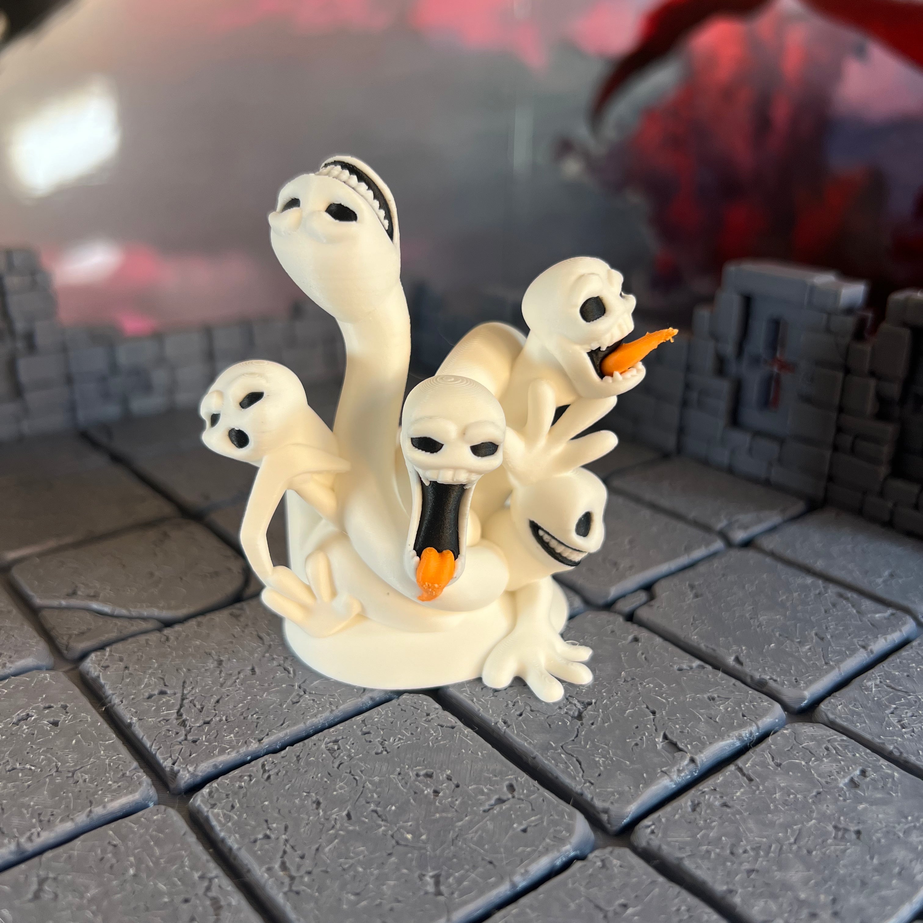 False Hydra Multicolour Table Ready Miniature Miniature for Dungeons and Dragons, Pathfinder or other TTRPGs