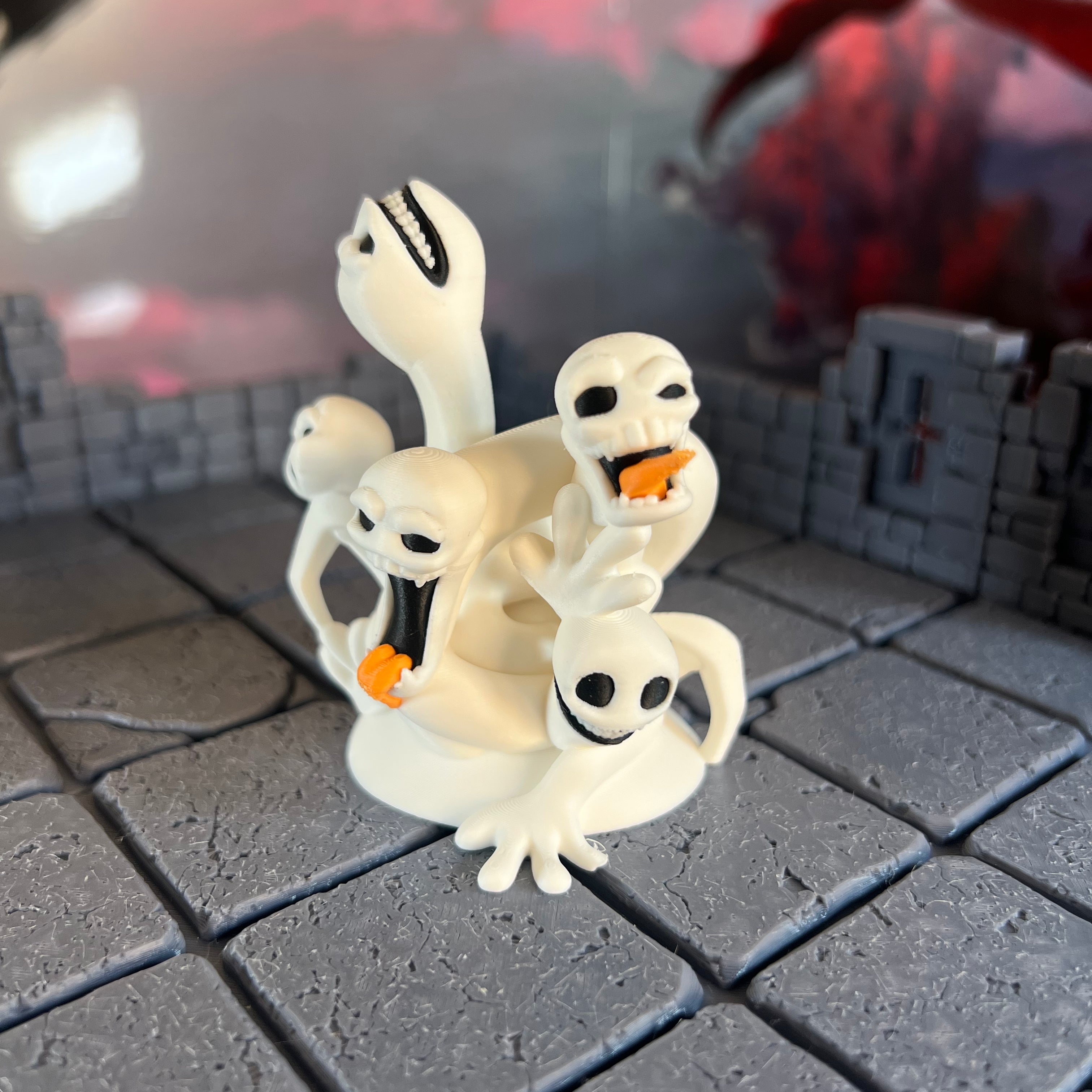 False Hydra Multicolour Table Ready Miniature Miniature for Dungeons and Dragons, Pathfinder or other TTRPGs