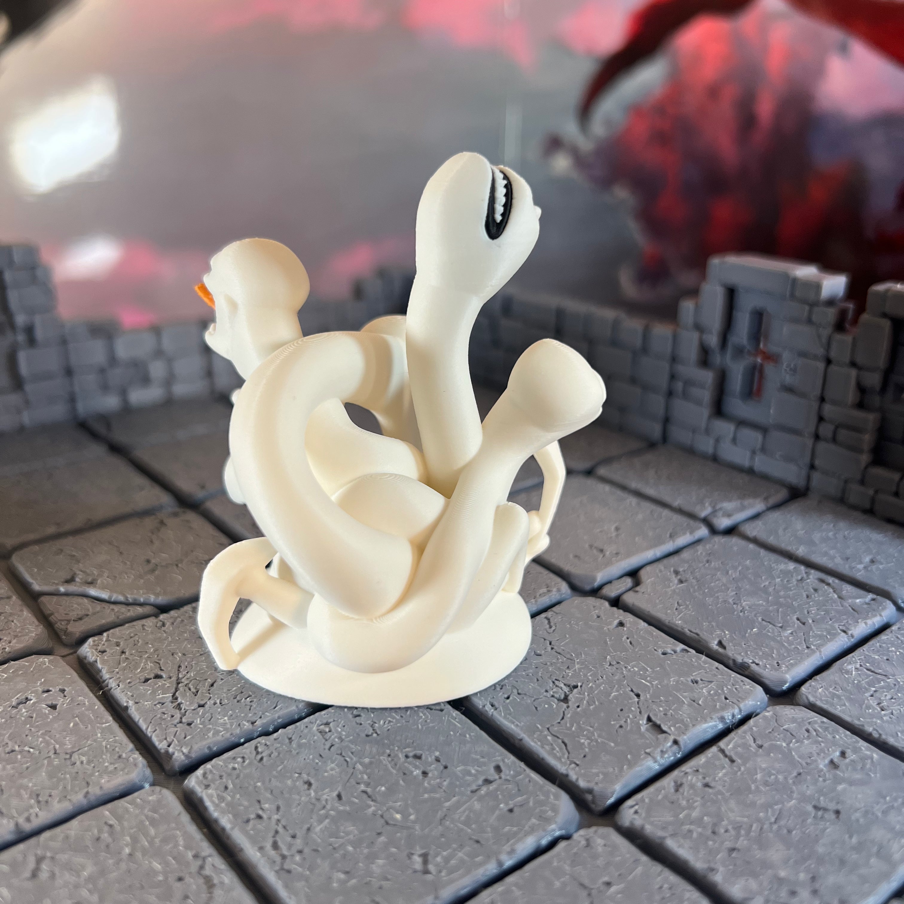 False Hydra Multicolour Table Ready Miniature Miniature for Dungeons and Dragons, Pathfinder or other TTRPGs