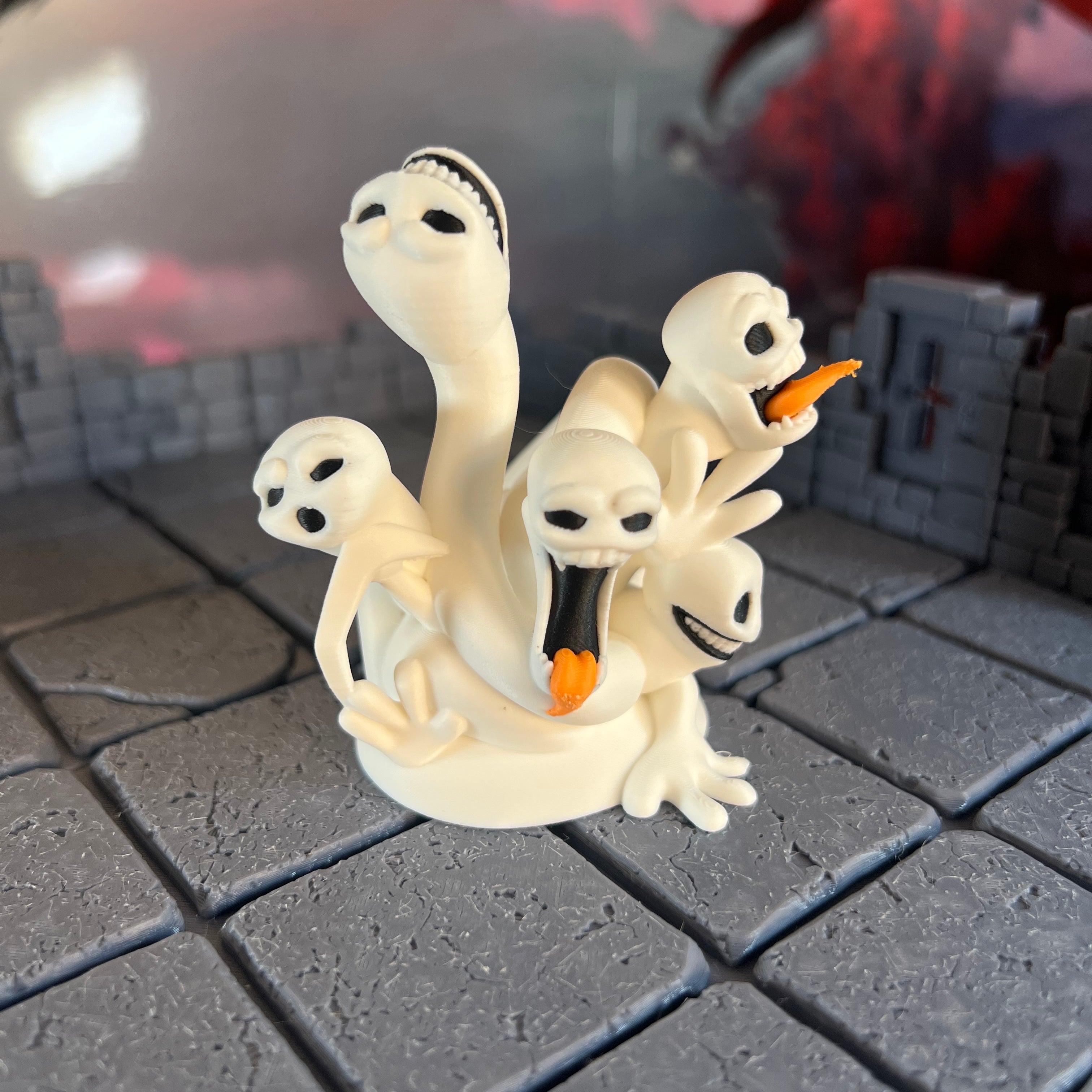 False Hydra Multicolour Table Ready Miniature Miniature for Dungeons and Dragons, Pathfinder or other TTRPGs