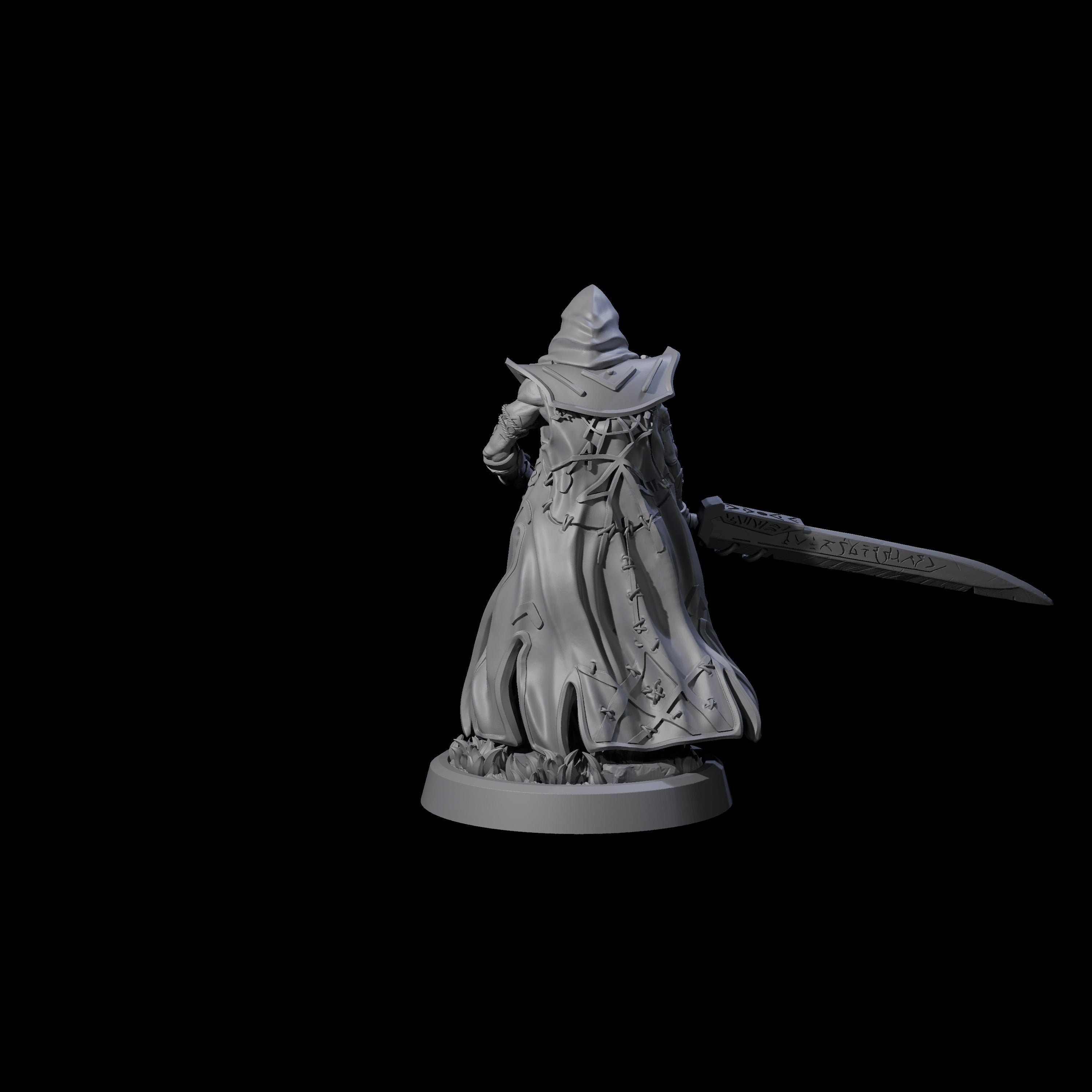 Fanatical Orcale B Miniature for Dungeons and Dragons, Pathfinder or other TTRPGs
