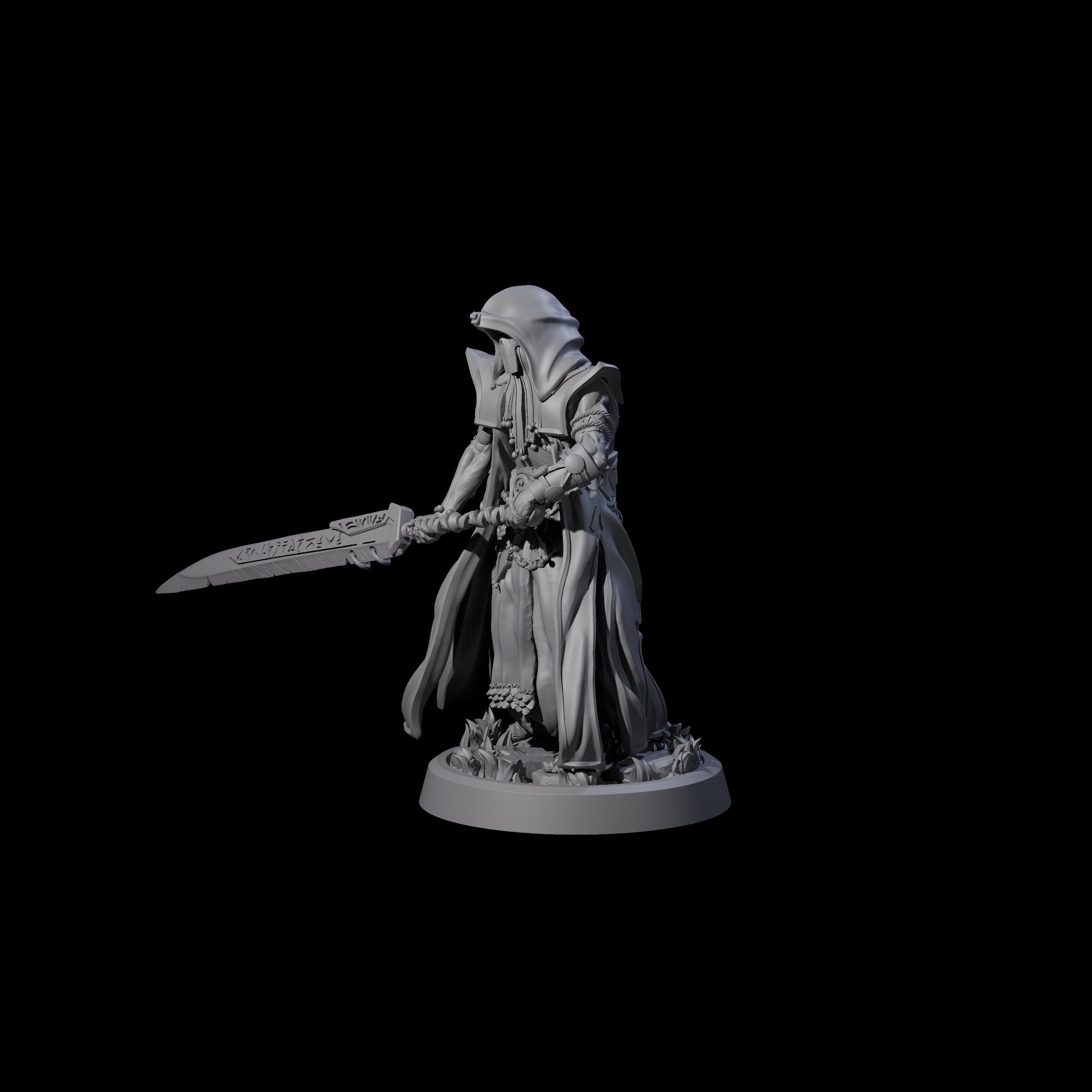 Fanatical Orcale B Miniature for Dungeons and Dragons, Pathfinder or other TTRPGs