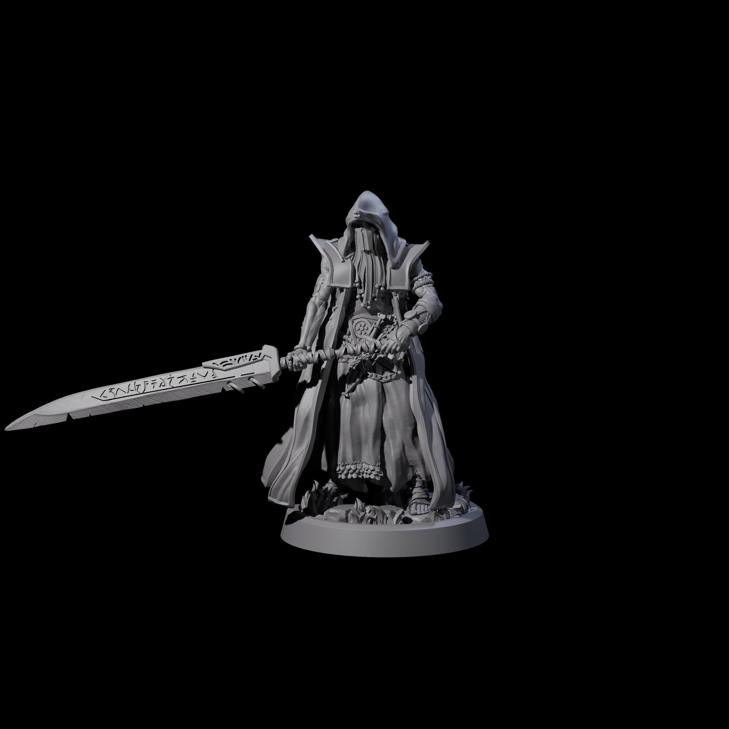 Fanatical Orcale B Miniature for Dungeons and Dragons, Pathfinder or other TTRPGs
