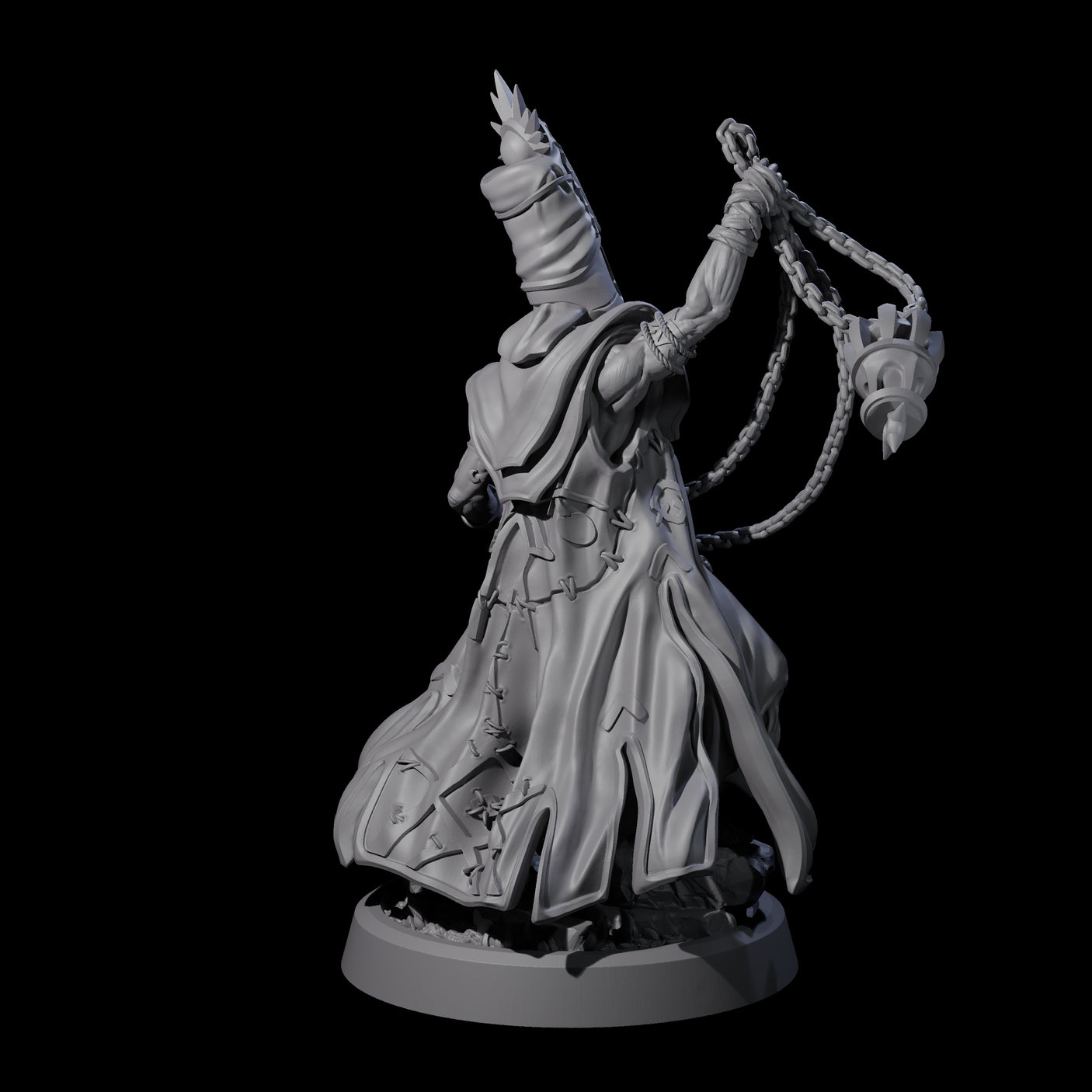 Fanatical Orcale D Miniature for Dungeons and Dragons, Pathfinder or other TTRPGs