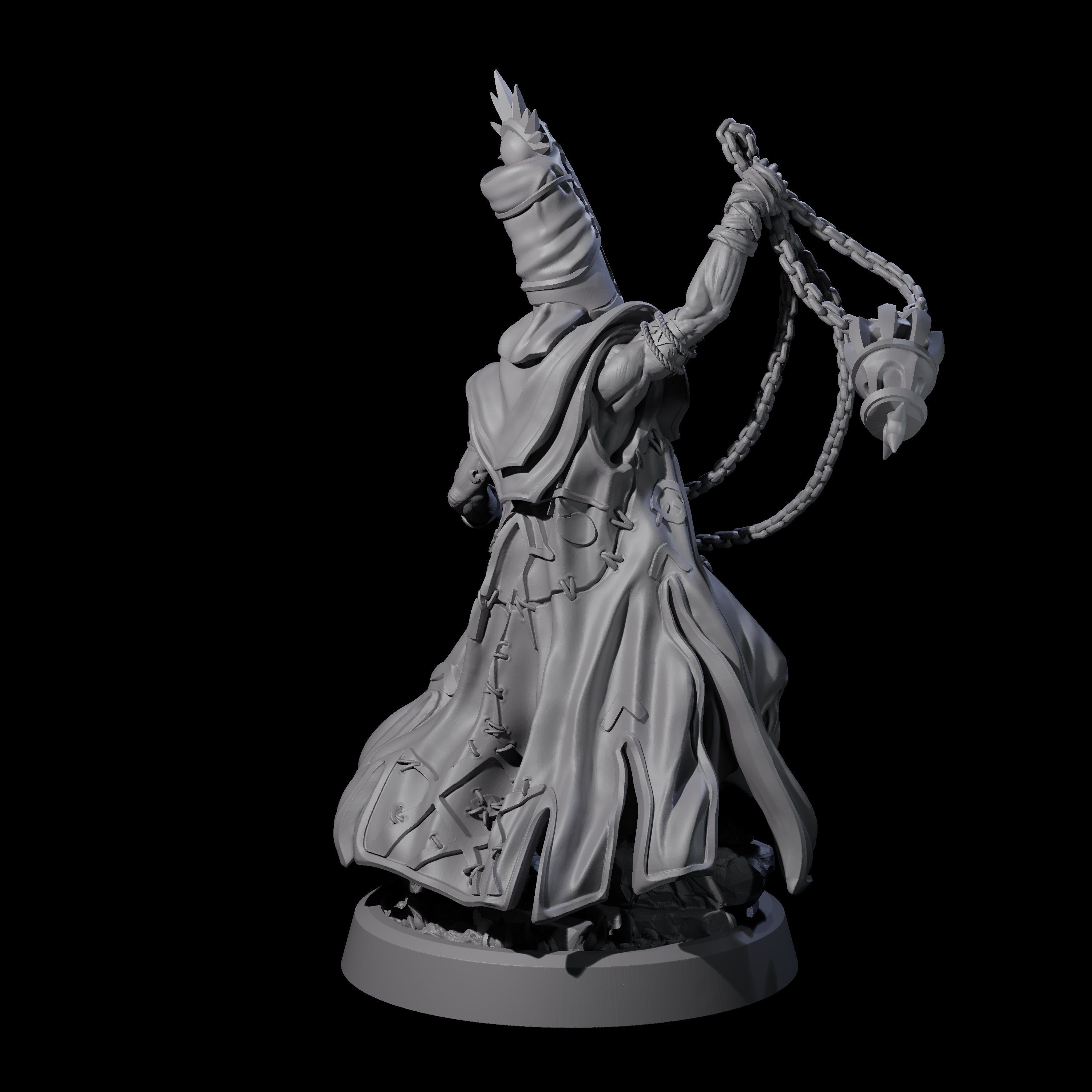 Fanatical Orcale D Miniature for Dungeons and Dragons, Pathfinder or other TTRPGs
