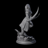 Fast Dragonborn Rogue Miniature for Dungeons and Dragons, Pathfinder or other TTRPGs