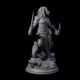 Fast Dragonborn Rogue Miniature for Dungeons and Dragons, Pathfinder or other TTRPGs