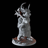 Fat Forest King Hobgoblin Miniature for Dungeons and Dragons, Pathfinder or other TTRPGs