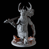 Fat Forest King Hobgoblin Miniature for Dungeons and Dragons, Pathfinder or other TTRPGs