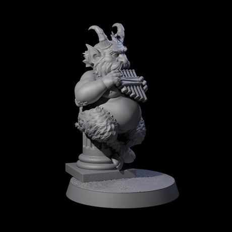 Fat Mischievous Satyr A Miniature for Dungeons and Dragons, Pathfinder or other TTRPGs