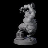 Fat Mischievous Satyr D Miniature for Dungeons and Dragons, Pathfinder or other TTRPGs