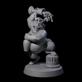 Fat Mischievous Satyr D Miniature for Dungeons and Dragons, Pathfinder or other TTRPGs