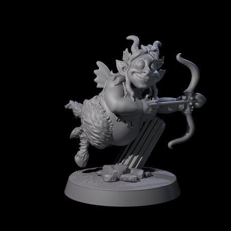 Fat Mischievous Satyr E Miniature for Dungeons and Dragons, Pathfinder or other TTRPGs
