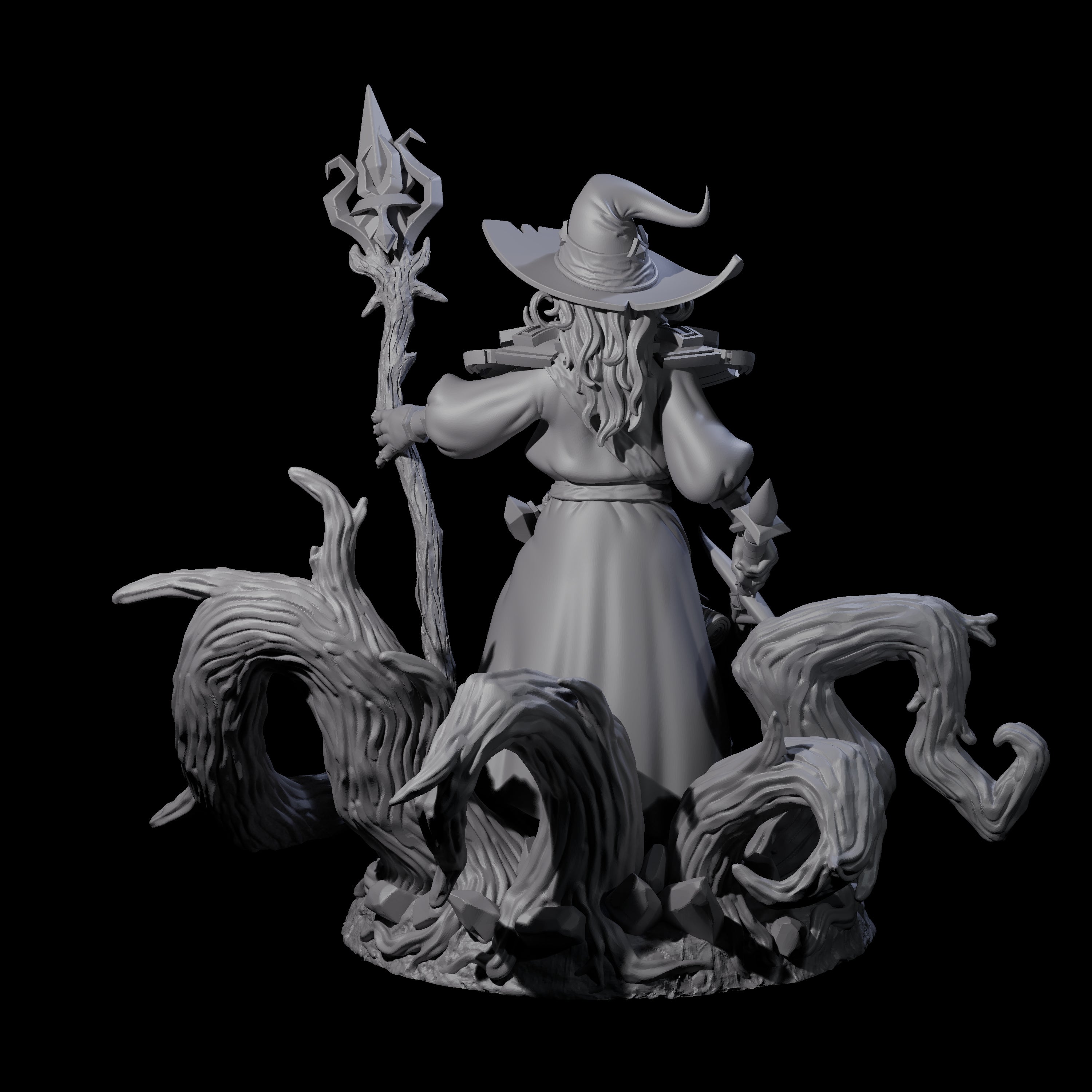 Fearless Archmage Miniature for Dungeons and Dragons, Pathfinder or other TTRPGs