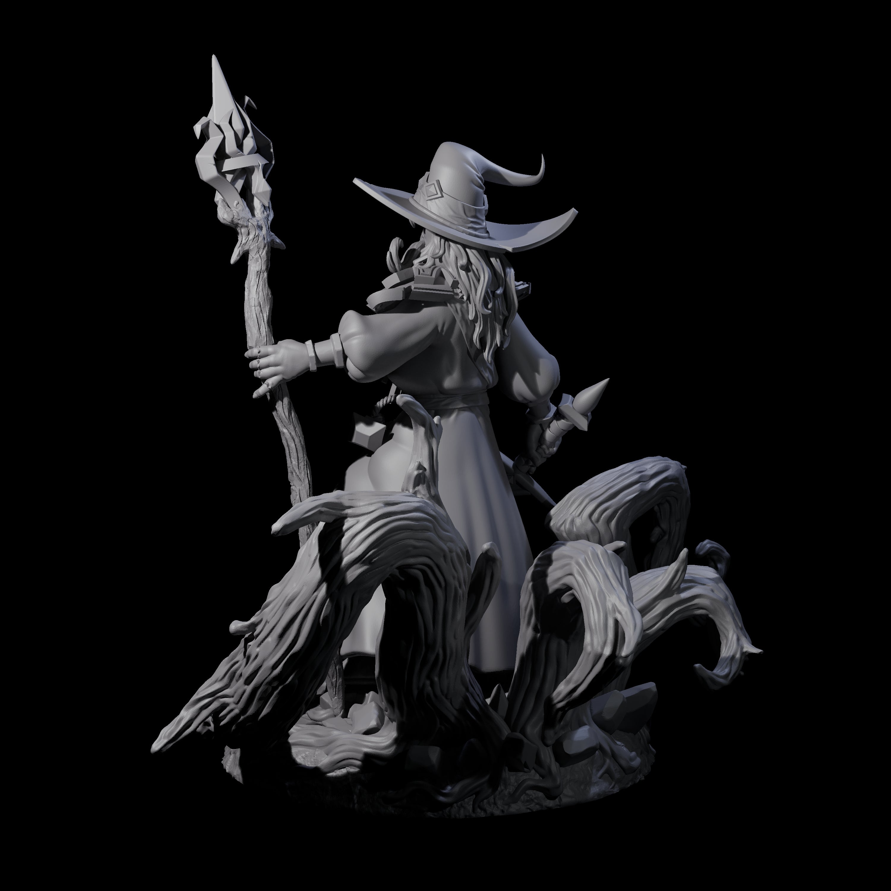 Fearless Archmage Miniature for Dungeons and Dragons, Pathfinder or other TTRPGs
