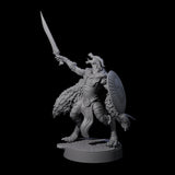 Fearless Kobold General Miniature for Dungeons and Dragons, Pathfinder or other TTRPGs