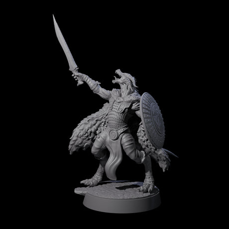 Fearless Kobold General Miniature for Dungeons and Dragons, Pathfinder or other TTRPGs
