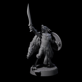 Fearless Kobold General Miniature for Dungeons and Dragons, Pathfinder or other TTRPGs