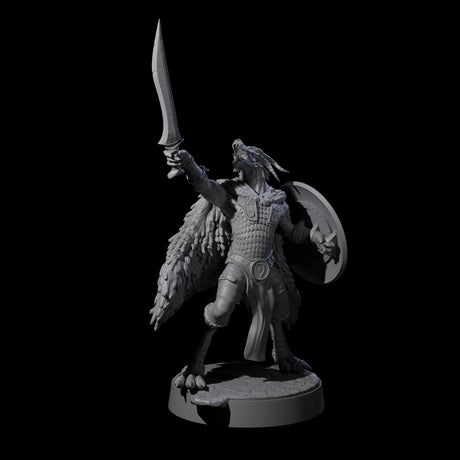 Fearless Kobold General Miniature for Dungeons and Dragons, Pathfinder or other TTRPGs