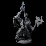 Fearsome Orc Leader Miniature for Dungeons and Dragons, Pathfinder or other TTRPGs