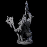 Fearsome Orc Leader Miniature for Dungeons and Dragons, Pathfinder or other TTRPGs
