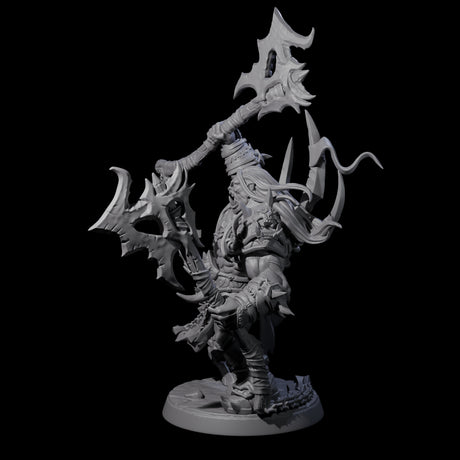 Fearsome Orc Leader Miniature for Dungeons and Dragons, Pathfinder or other TTRPGs