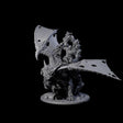 Fearsome Orc Leader Riding a Manticore Miniature for Dungeons and Dragons, Pathfinder or other TTRPGs