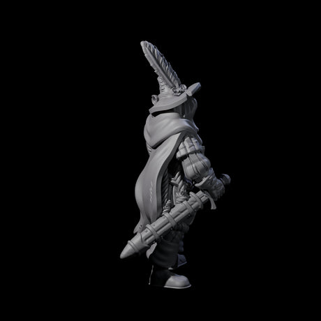 Female Inquisition Hunter A Miniature for Dungeons and Dragons, Pathfinder or other TTRPGs
