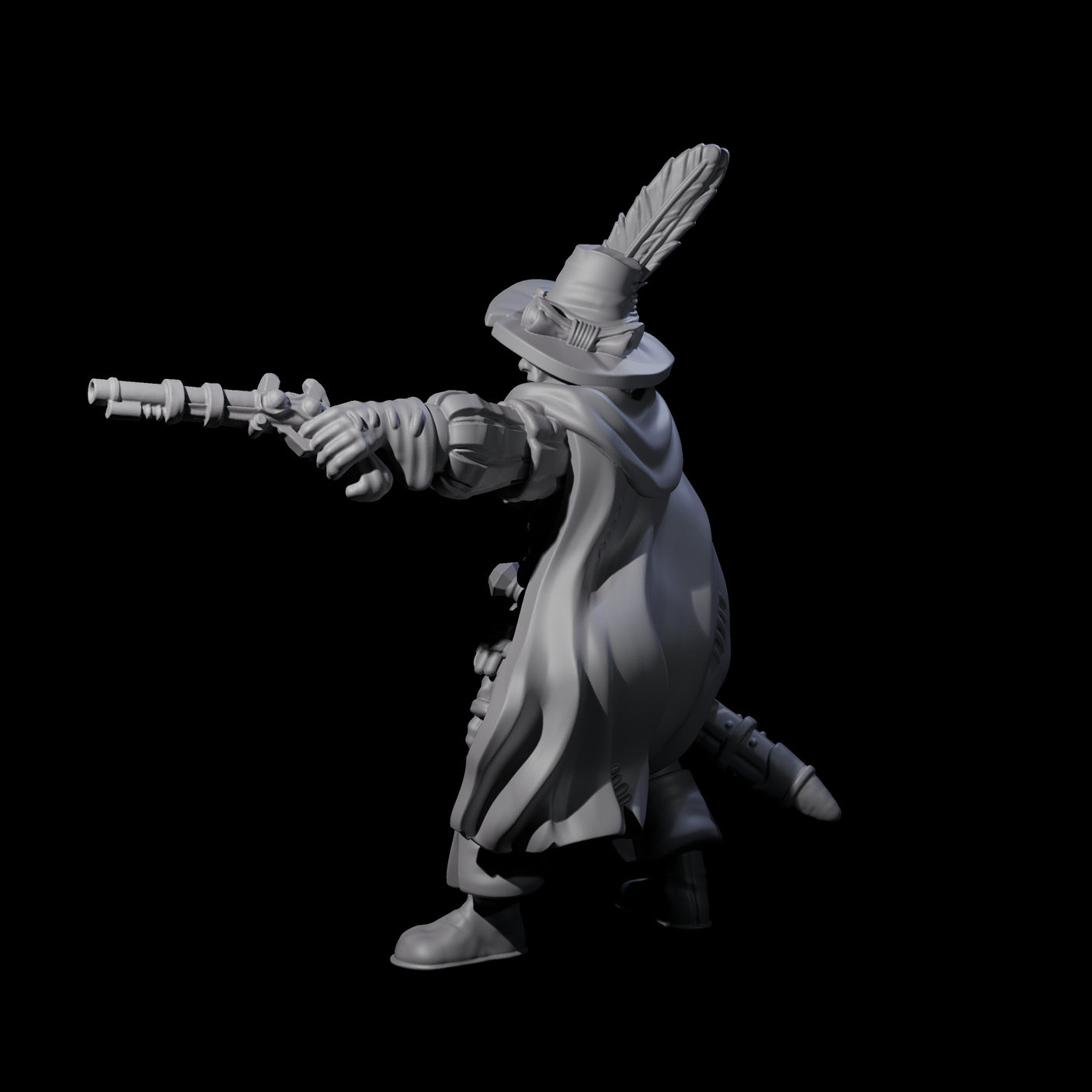 Female Inquisition Hunter A Miniature for Dungeons and Dragons, Pathfinder or other TTRPGs